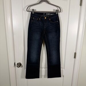 New York & Company Women's Curvy Boot Cut Jeans